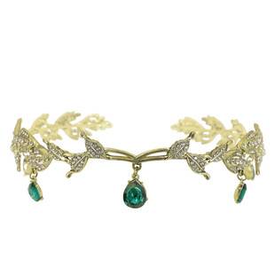 Brow Pendant Wedding Headpiece Bridal Jewelry Alloy Rhinestone Headband Crown Hair Accessory Wedding Dress Accessories Wedding Accessories