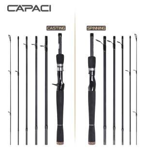 28040 Capaci [Multi-Section Ultra-Short Sub-Pole] 2.1/ 2.4m m Straight Gun Handle Bass Sea Fishing Rod 67