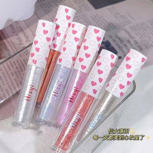 HISYI Shining Stars Liquid Eye Shadow A Drop of Tears Fine Shining Tablets High-gloss Silkworm Pearlescent Brightening Eye Shadow for Women