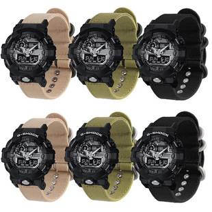 61S Suitable for Casio G-Shock Series Pure Cotton Canvas Nylon Watch Strap Ga-110/Dw56005700
