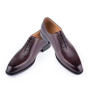 Men's Formal Genuine Leather Shoes Formal Office Oxford Style Wedding Party Suit Matchinging High Quality Handmade