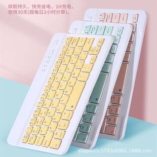 Wireless Bluetooth Keyboard and Mouse Chocolate-Style Cross-Border Notebook Suitable for Ipad, Huawei Tablets, Phones, and Other Peripherals
