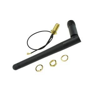2.4g Wifi Module with Ipex to Sma Female External Antenna Adapter, with Sma Male Antenna