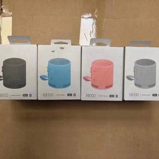 Cross-border new SRS-XB100 wireless bluetooth subwoofer portable mini waterproof and dustproof speaker
