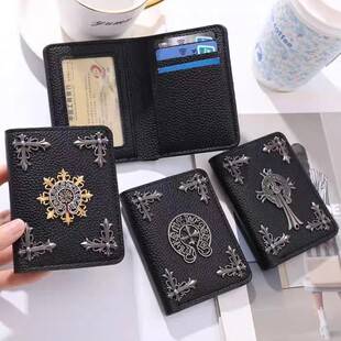 Crow Cross Universal Card Holder Trendy Brand Driver's License Leather Case Vehicle License Protection Cover Wallet Cross-Border Large Capacity High Quality