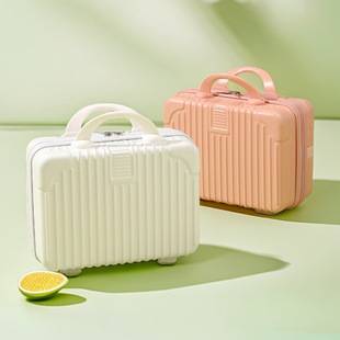 Customized Suitcase 14inch Cosmetic Case Small Suitcase Souvenir Lightweight Password Box Travel Case Trolley Case