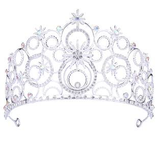 Cross-border pageant crowns, wedding headpieces, high-end hair accessories, cross-border luxury jewelry in stock, bridal birthday accessories