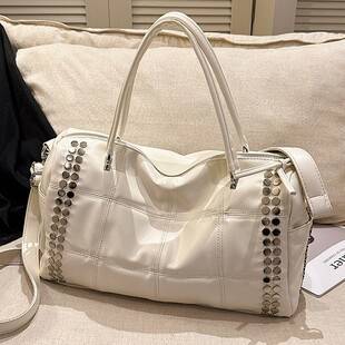 Cross-Border Fashion Versatile Tote Bag for Women 2026 Spring New Versatile Casual Large-Capacity Shoulder Crossbody Bag