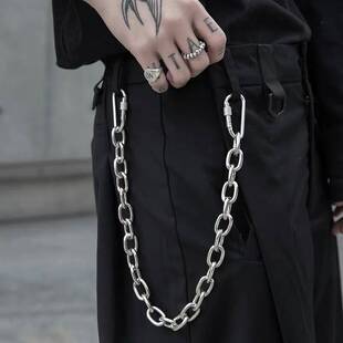 European and American Cross-border Jewelry Simple Single-layer Thick Chain Pants Chain Fashionable All-match Hiking Buckle Waist Chain Hot Girls Trendy Accessories