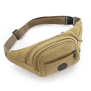 Men's waist bag for work on construction sites, multifunctional bag, wear-resistant canvas, suitable for sports, outdoor leisure, large capacity, business cashier bag JL