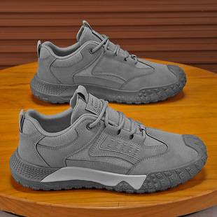 Men's Shoes Summer New Breathable Labor Protection Shoes Men's Non-slip Wear-resistant Work Site Sports Leisure Mountaineering Shoes for Men