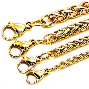 Dragon Bone Chain Necklace, Non-Fading, Hip-Hop Style, Korean Version, Clavicle Chain, Couple Hip-Hop Necklace, Sweater Chain, Accessory Bracelet