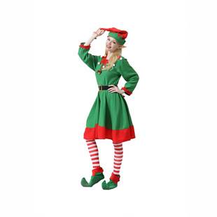 Halloween Women's Christmas Elf Costume Party Christmas Elf Accessories Women's Christmas Cosplay Costume