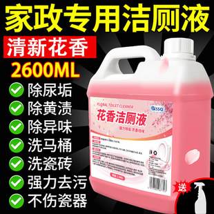 Toilet Cleaner Powerful Descaling and Deodorizing Liquid, Fresh-Scented, for Cleaning Toilets and Removing Stains, Strong Stain Removal, Removes Yellow Stains