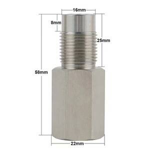 New Sensor Car Modification Parts Extension Adapter Connector M18X1.5 Connector Car Screw Accessories