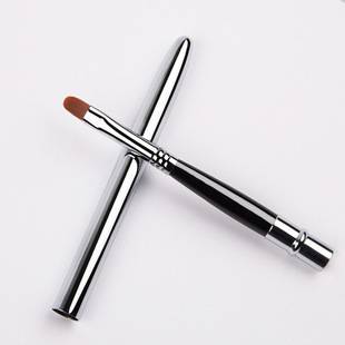 New Lip Brush, Lipstick Application, Makeup Brush, Eye Shadow Brush, Soft Bristles with Cover, Portable Makeup Brush, Beauty Tools, Foreign Trade