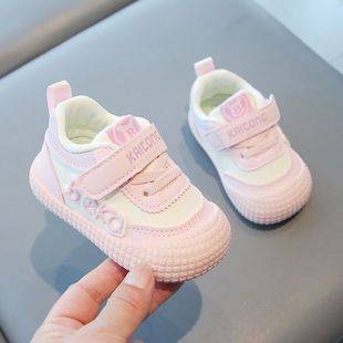 Spring New Single Shoes Soft Sole Non-Slip Baby Baby Shoes Girls Breathable Baby Spring and Autumn Infant Walking Shoes