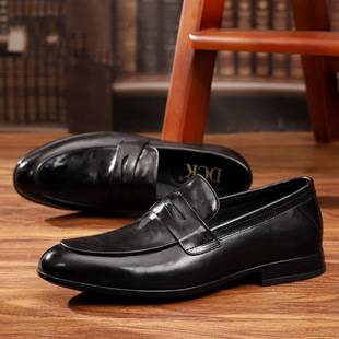 Top-grade cowhide men's business leather shoes, high-end casual comfortable soft-soled shoes, black formal men's wedding shoes, genuine leather