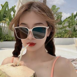 Gm New Sunshade Sunglasses Douyin Internet Celebrity Little Red Book Female Driving Anti-Uv Large Frame Square Frame Sunglasses Wholesale