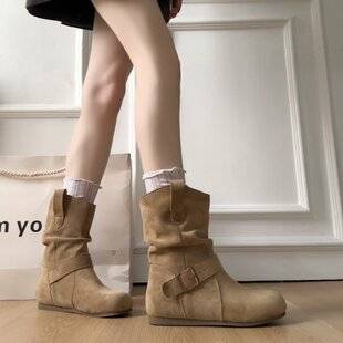Women's short boots 2026 new autumn soft leather Maillard Martin boots, fashionable and versatile women's shoes, winter shoes
