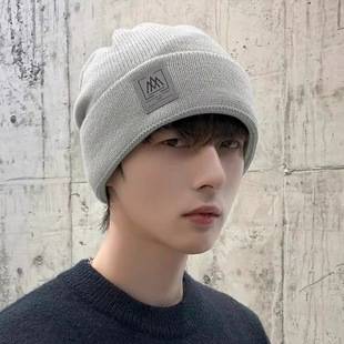 Foreign Trade Hat Men's Winter Windproof Cold-proof Warm Wool Knitted Hat Super Thick Thickened fleece-lined Baotou Cap Big Head