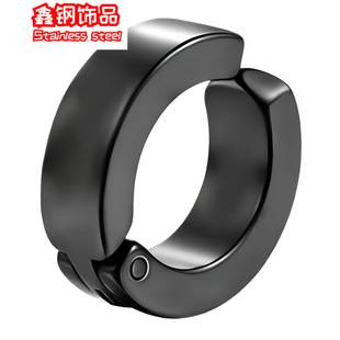 Stainless Steel Ear Clips, Earrings, Cross-Border Hot-Selling Korean Style Personalized Unisex Ear Cuffs, Titanium Steel Ear Buckles, Ear Studs Jewelry
