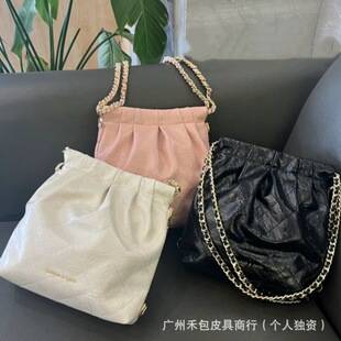 Trendy Hot-Selling Quilted Backpack Mini Hobo Bag Ck-6076 Single Shoulder Crossbody Mini Garbage Bag Women's Bag