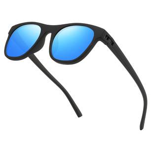 New cross-border full-frame driving sunglasses, trendy men's lightweight casual sunglasses with spring hinges and polarized lenses for sports