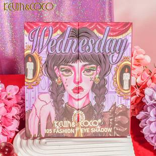 Cross-Border Hot-Selling 105-Color Eyeshadow Palette, Foldable Eyeshadow, Highlighter, Blush Cosmetics, Multi-Purpose Eyeshadow Palette