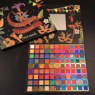 Foreign trade cross-border Brazilian Carnival 99-color eye shadow European and American makeup plate pearlescent matte gorgeous stage makeup artist foreign trade
