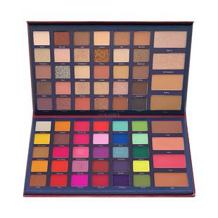 Capel 68-Color Contouring Highlighter Blush Eyeshadow All-In-One Palette Three-In-One Stage Makeup Colorful Multi-Functional Palette Eyeshadow Palette