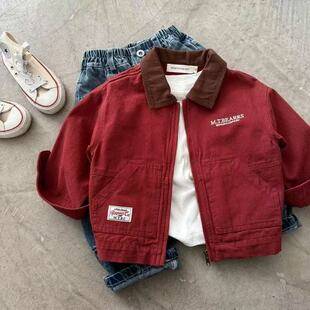 Boys' Jacket 2026 Spring New Style Korean Fashion Pure Cotton Jacket for Boys Casual Versatile Trendy Outerwear