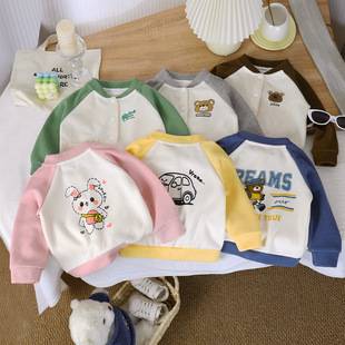 Children's Knitwear Autum New Boys' Cardigans Baby Outwears Girls Long-Sleeved Warm Bottoming Shirts Tops Kidsren's Clothing