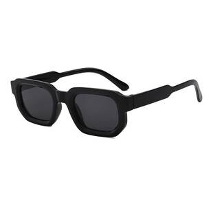 Square Frame Small Frame Sunglasses for Women, Fashionable and High-End Polygonal Sunglasses, Personalized Retro Simple Style, Uv Protection