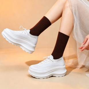 Lisa Mesh Dad Sneakers for Women, Summer and Autumn Sports Platform Shoes, Lightweight Casual Shoes for Petite Individuals, Trendy Height Increase of 6-8cm
