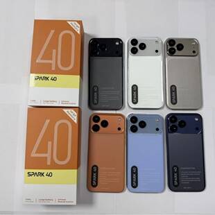 Spark 40 Cross-Border E-Commerce Hot-Selling Smart Android Real 4g Mobile Phone in Stock Smartphone New Model 16+1Tb