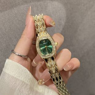 26 Years of New Models of Elegant Business Women's Steel Band Bracelet Watches for Civil Servants and Students, Luxury Diamond-Encrusted, Light Luxury, Exquisite Quartz