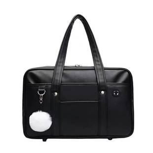 Japanese Student Handbag JK Dress Bag Single Shoulder PU Dress Bag Commuter Official Document Backpack Computer Bag Travel Bag
