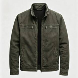 Cross-Border European and American Jackets, Men's Workwear Jackets, Casual Retro Long-Sleeved Cardigans, Loose Sports Outerwear, Cross-Border Men's Clothing