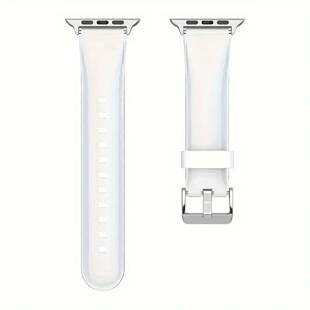 Suitable for Apple Strap Summer Transparent Strap applewatch Printable Pattern iwatch Strap