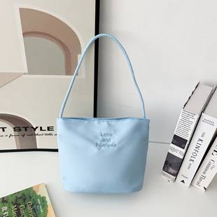 Carefully Selected Gift Bags, Korean Niche Design, Birthday Gift Bags, Lettered Women's Bags, Handbags, Nylon Bucket Bags