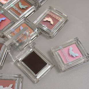HERORANGE ~ charm monochrome eye shadow low saturation pearlescent matte pink fine base color female cheap makeup