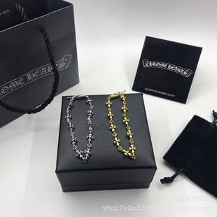Chkroda cruciferous diamond bracelet European and American retro fashion trend S925 standard men's and women's lovers fine bracelet