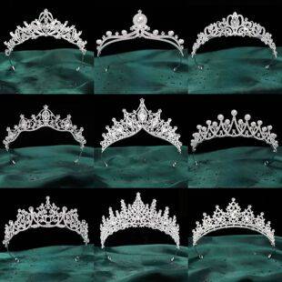 Crown Headpiece Rhinestone Crown Dress for 18Th Birthday Adult Ceremony Princess Factory Wholesale Bridal Crown