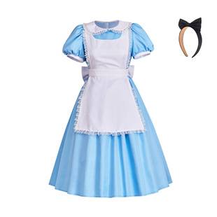 Spot Japanese Anime Adult Alice in Wonderland Cos Costume Maid Costume Halloween Cosplay Costume