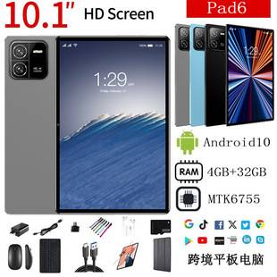 Cross-Border Popular Android Tablet Computer 10inch Hd Ips Screen Smart Bluetooth Dual Sim Dual Standby Aliexpress Tk