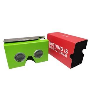 Google Color Card Google cardboard 2nd Generation 3D VR Carton Compatible with 6 Inch