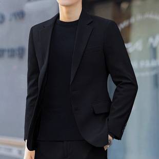 Men's Casual Suit Jacket Korean-style Slim-fit Small Suit Spring and Autumn Jacket Fashionable Trendy Trendy Dress Single Western Jacket