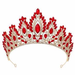2026 New Cross-Border Bridal Crown European and American Retro Baroque Jewelry Prom Dress Photo Shoot Headpiece Wholesale