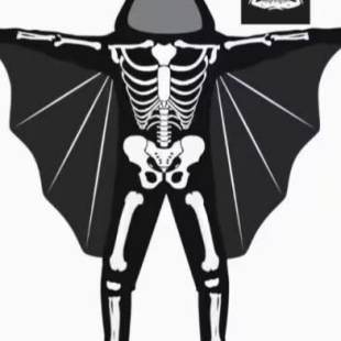 Children's Boys' Halloween Horror Ghost Costume Party Outfit Stage Performance Cosplay Costume Role Play
